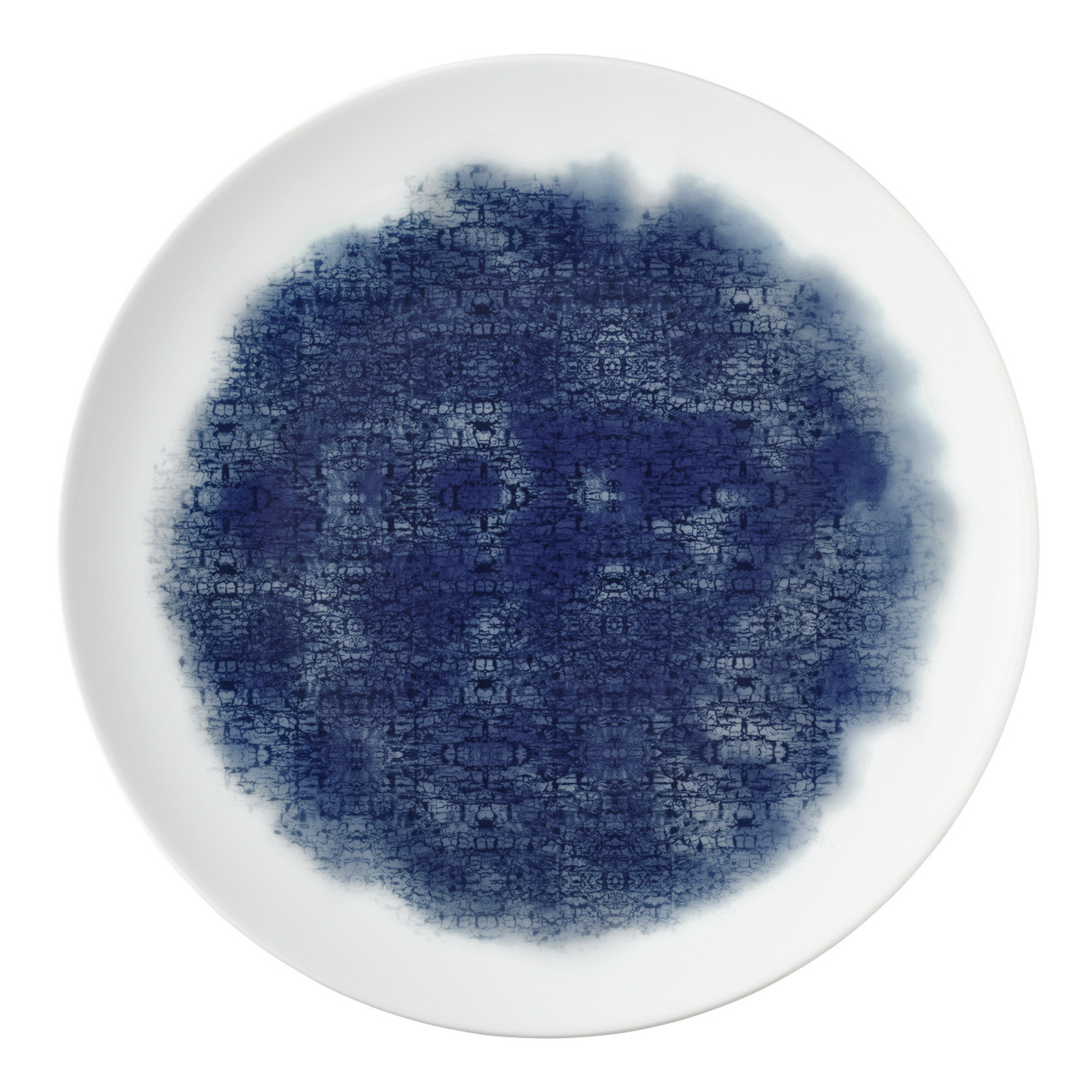 Mash-Up!, Coupteller flach ø 318 mm Patching blue ink